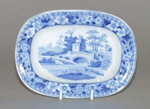 Miniature Meat Dish or Platter c1840
